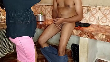 Indian maid serves and satisfies her employer with delicious food and passionate sex